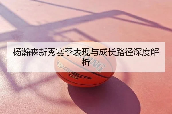 杨瀚森新秀赛季表现与成长路径深度解析